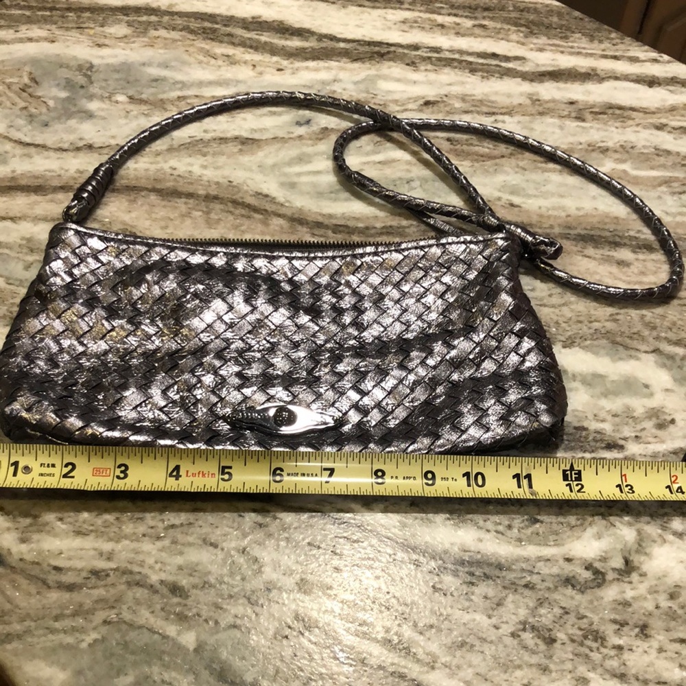 Elliott Luca leather clutch/ crossbody